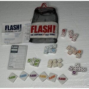 Flash - The Lightning Fast Dice Game - REPLACEMENT PIECES- INCOMPLETE
